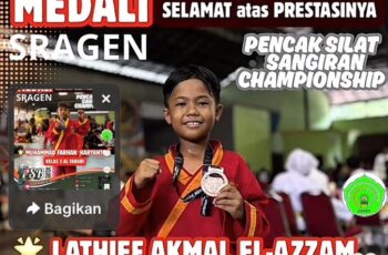 JUARA 3 PENCAK SILAT SANGIRAN CHAMPIONSHIP SRAGEN